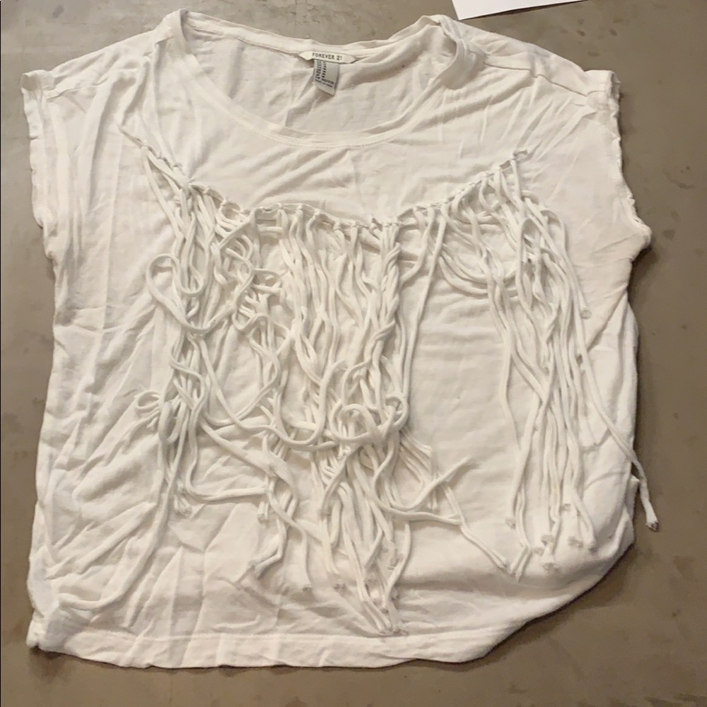 Fringe crop top
